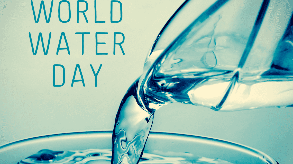 a poster for world water day