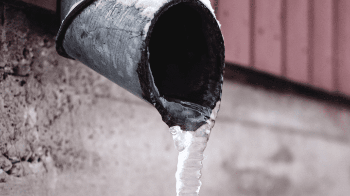 frozen pipes in winter